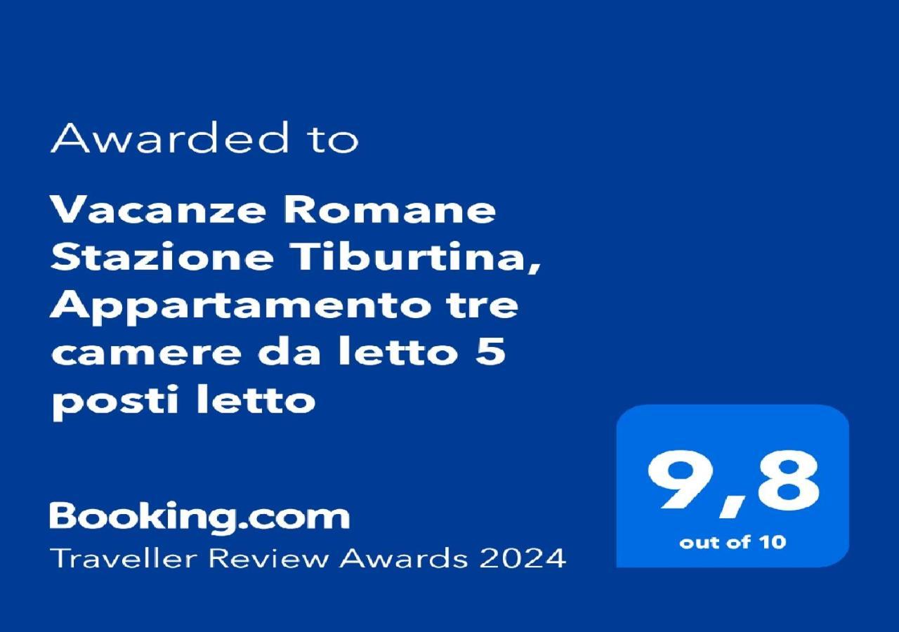 "Vacanze Romane" Stazione Tiburtina, Appartamento Tre Camere Da Letto 5 Posti Letto Esterno foto